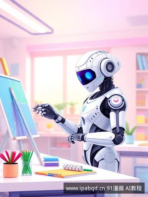 91漫画 《AI漫绘师入门》 日韩精选漫画封面